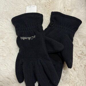 Columbia Women’s Fast Trek Fleece Gloves – Black, Size Small (Like New)
